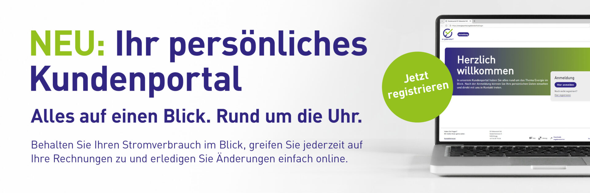 EVG Teaser Visual Webseite Neues Kundenportal